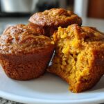 Pumpkin sourdough muffins