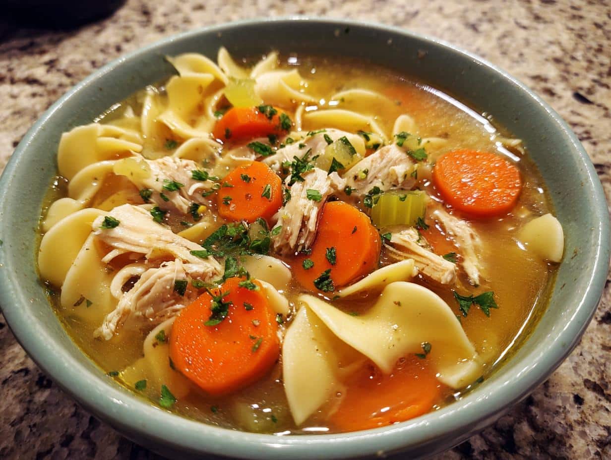 chicken noodle soup crock pot