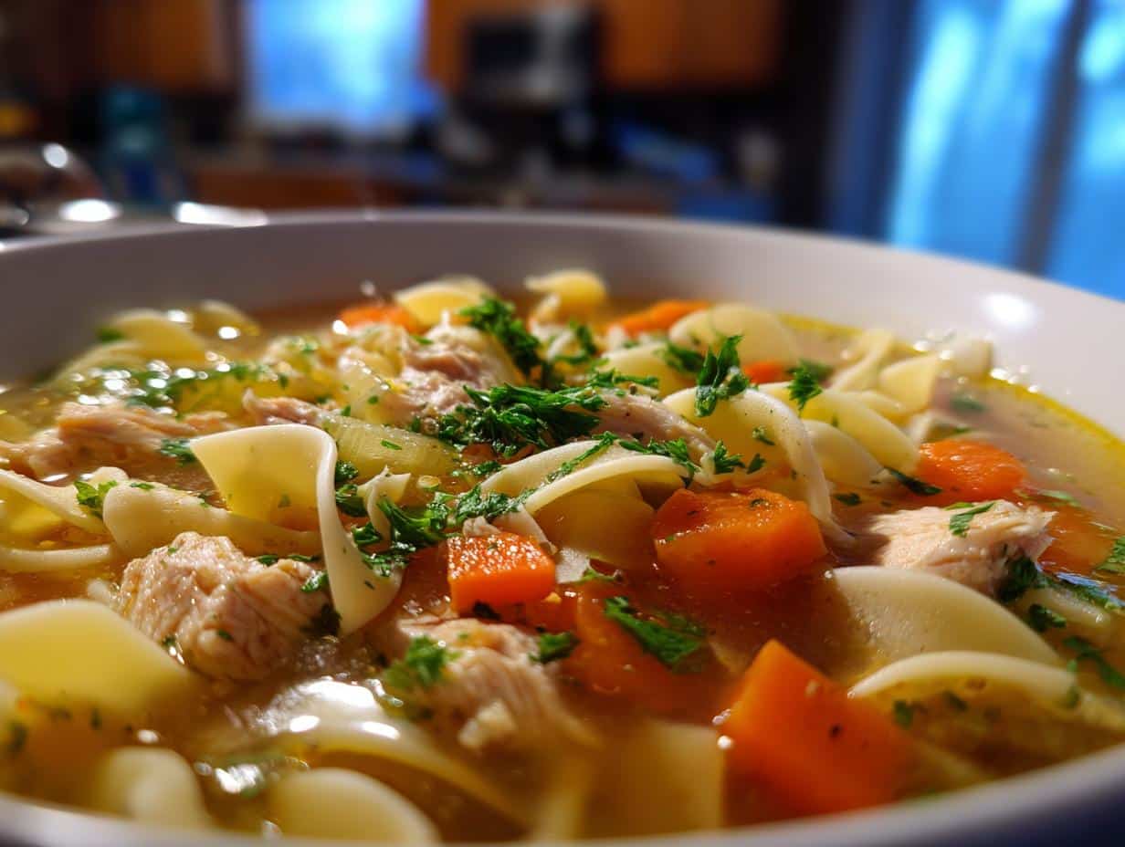 chicken noodle soup homemade