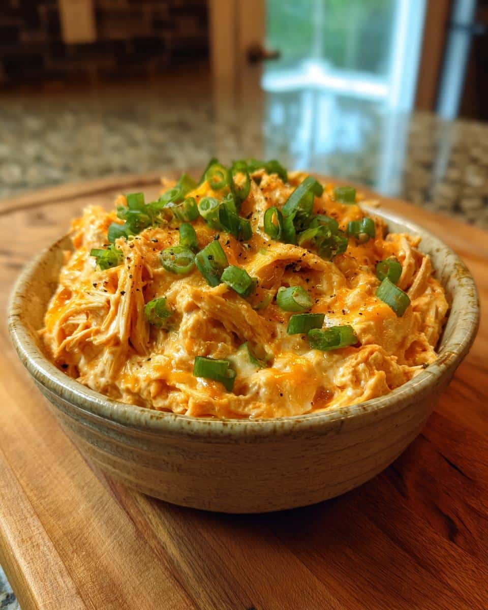 crockpot buffalo chicken dip - detail 1