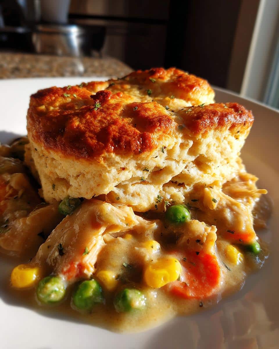 crockpot chicken pot pie - detail 1