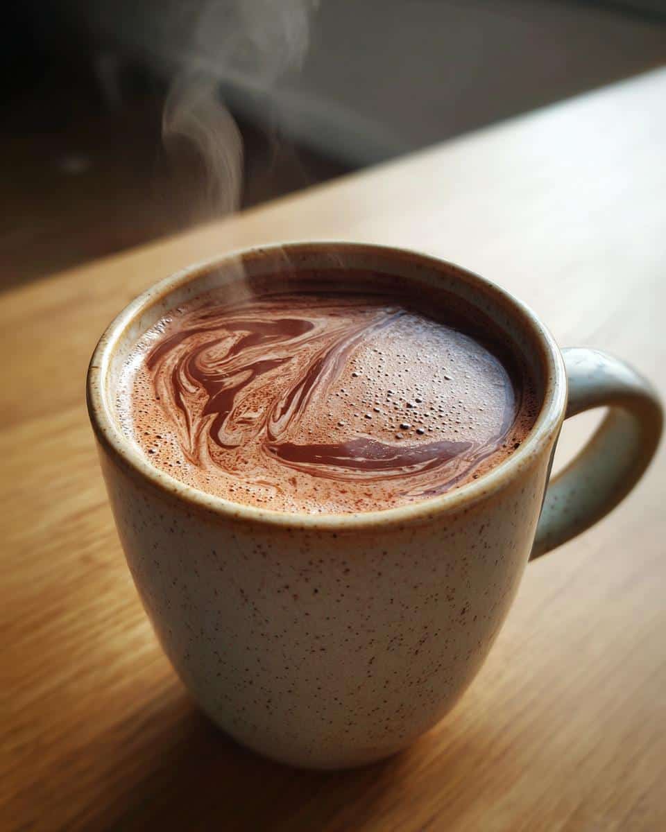 crockpot hot chocolate - detail 1