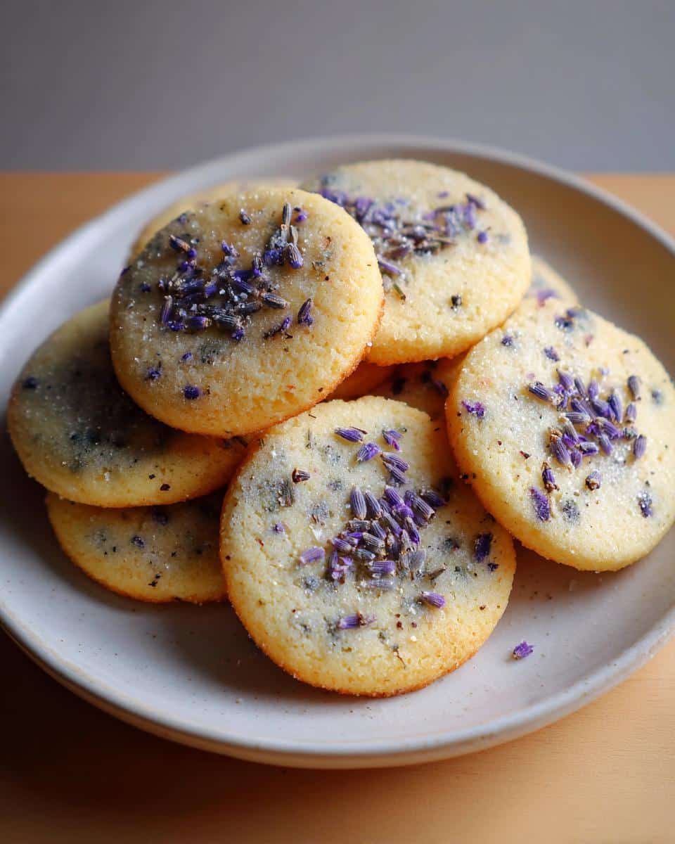 lavender cookies - detail 1
