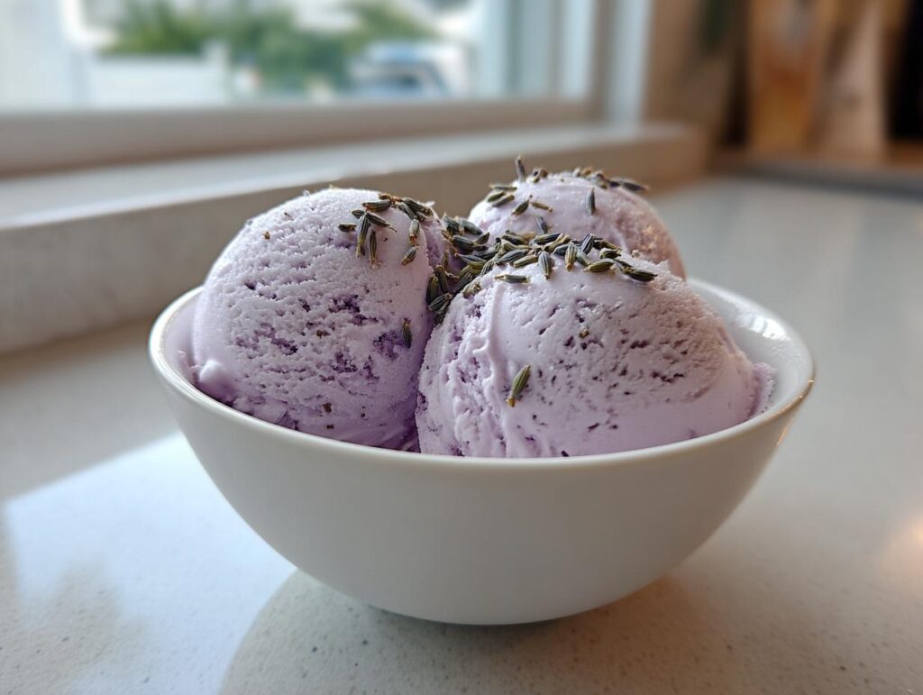 lavender ice cream