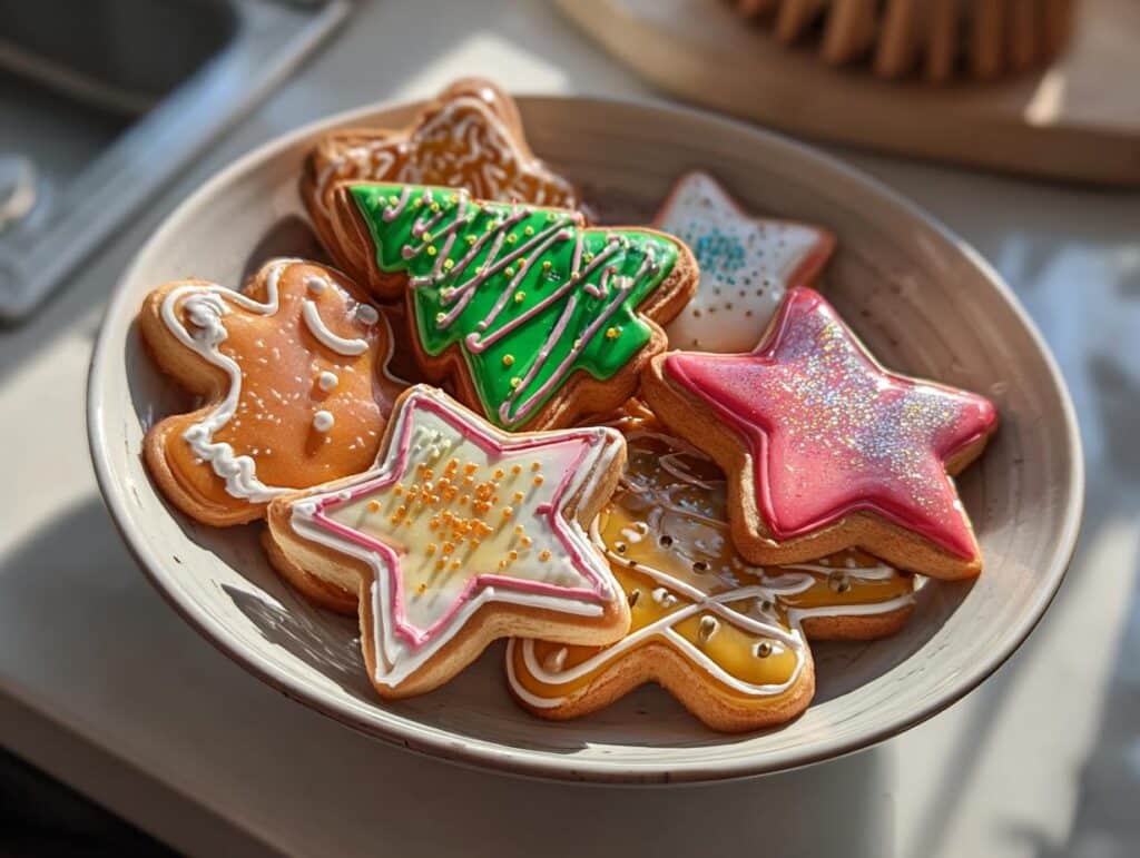 royal icing christmas cookies