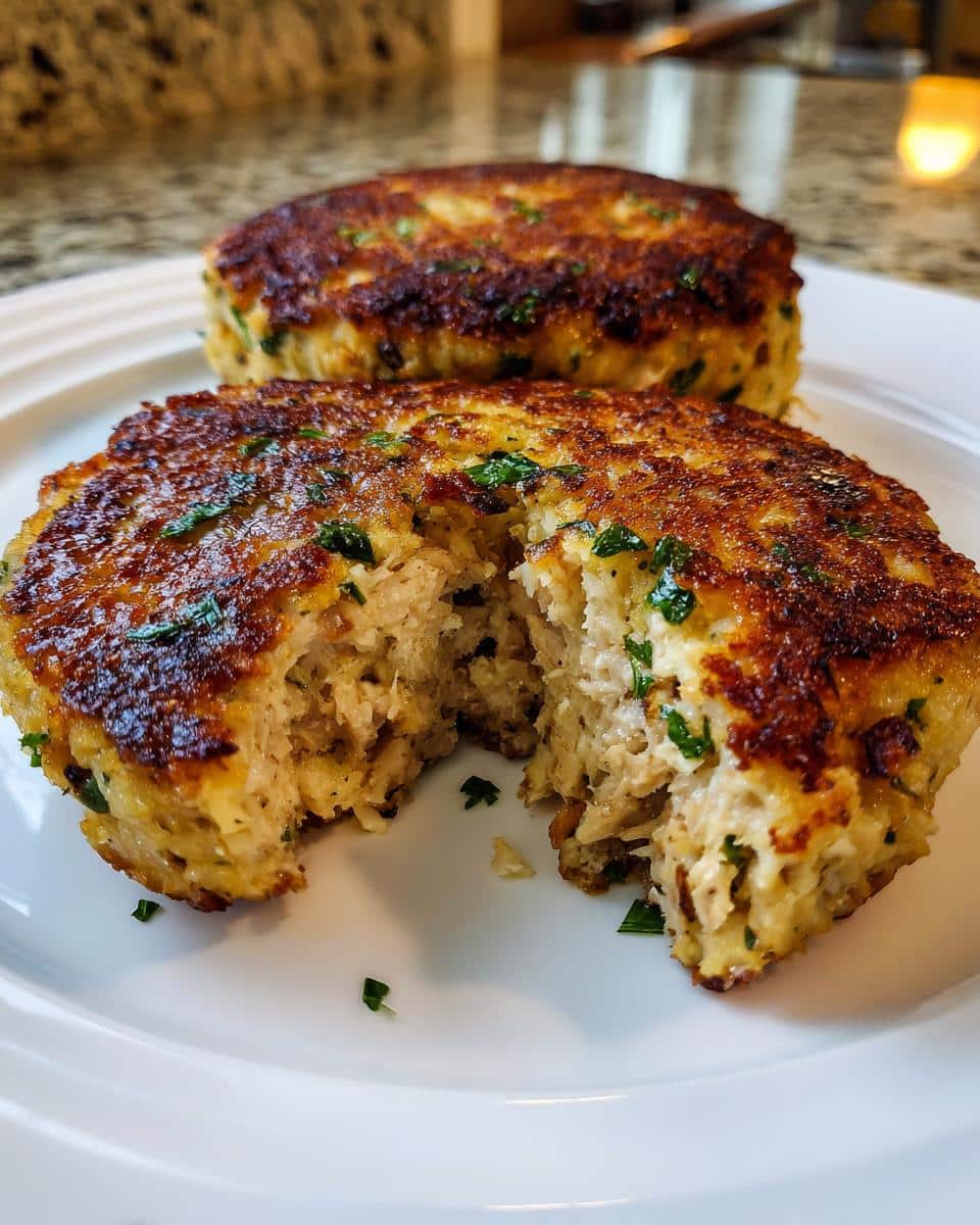 tuna cakes - detail 1