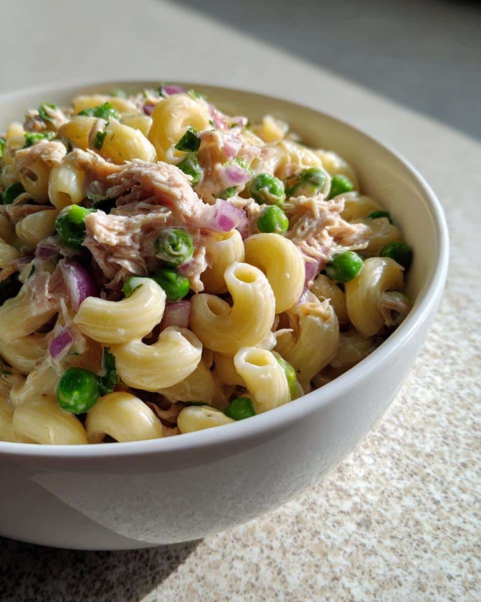 tuna pasta salad - detail 1