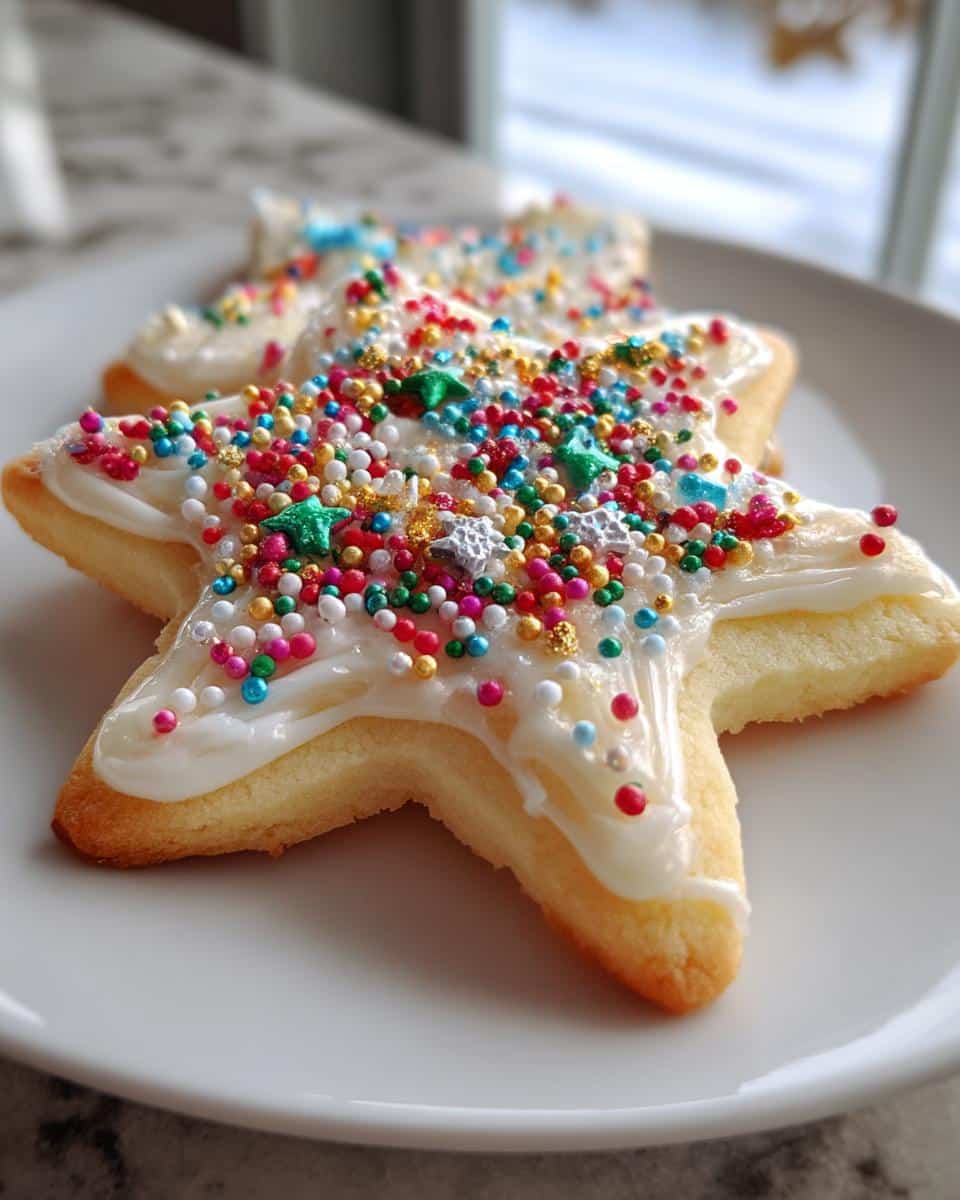 vegan christmas cookies - detail 1