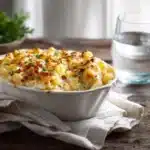 Laden gebackene Kartoffel Mac und Käse Hauptgericht