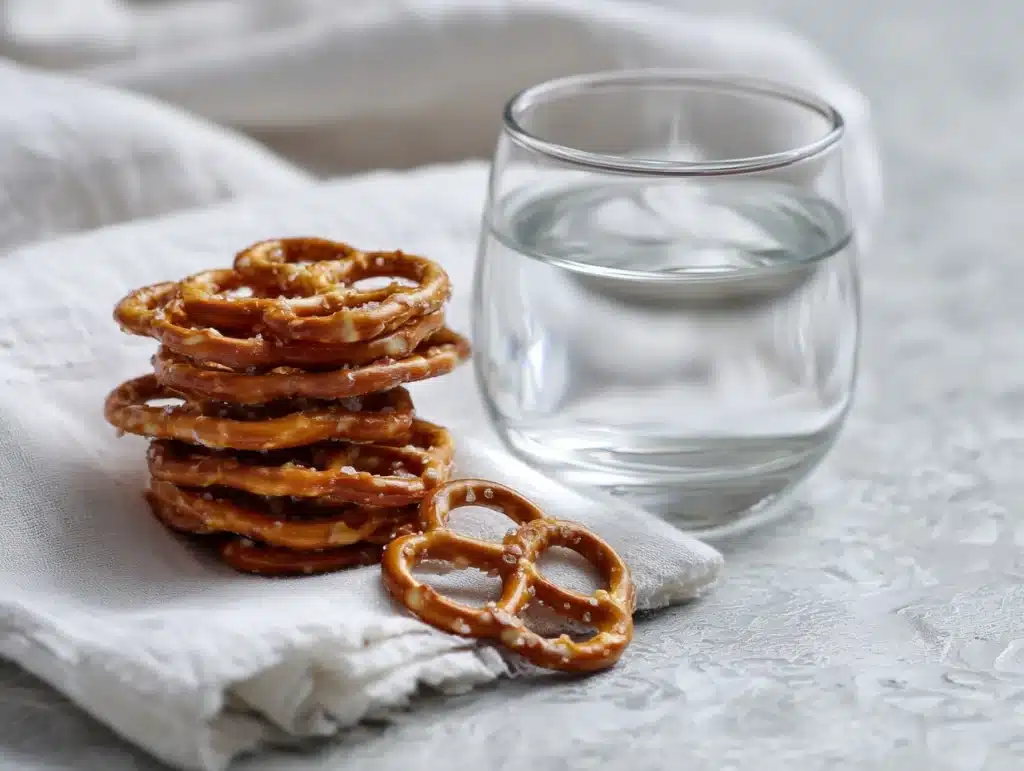 Weisse Schokolade Brezelknusper