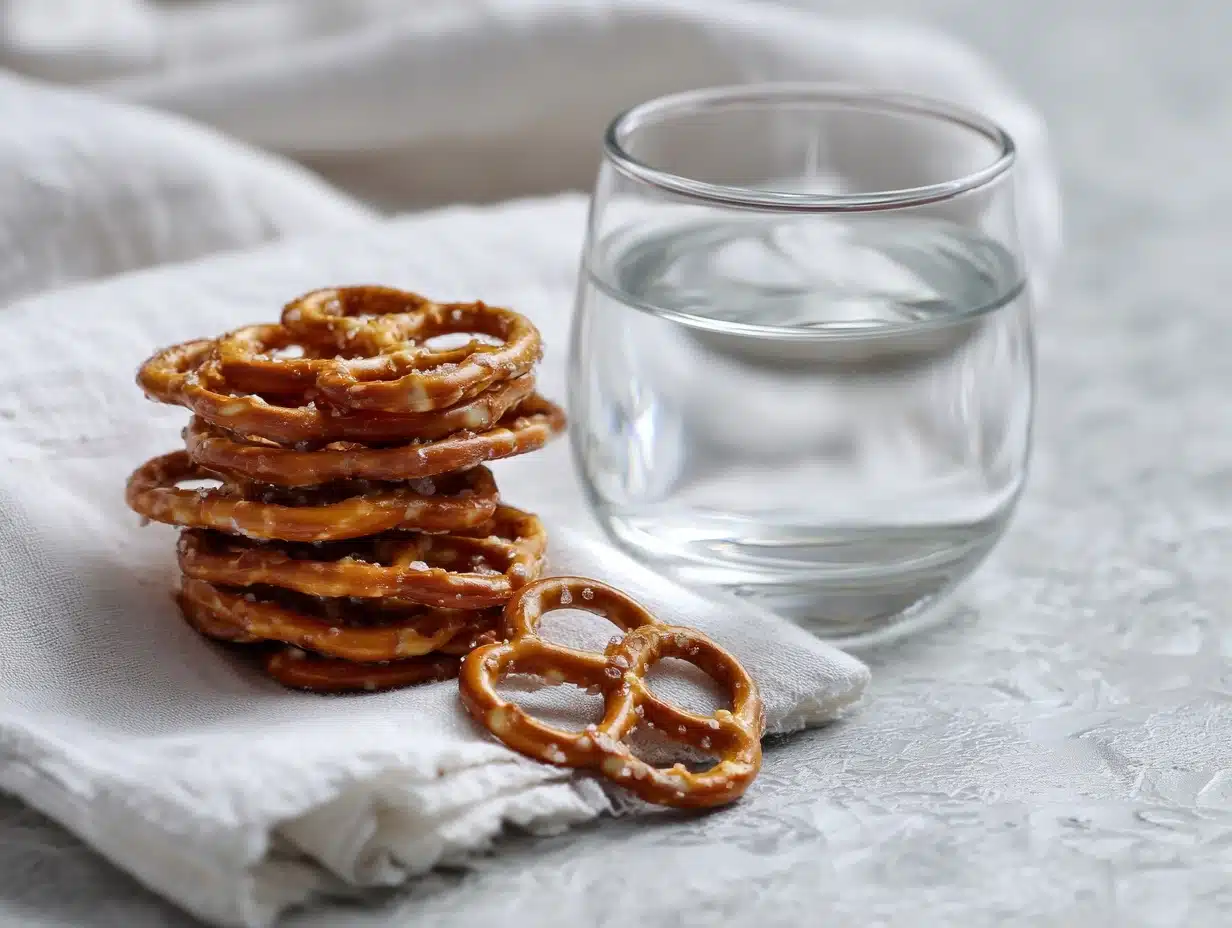 Weisse Schokolade Brezelknusper