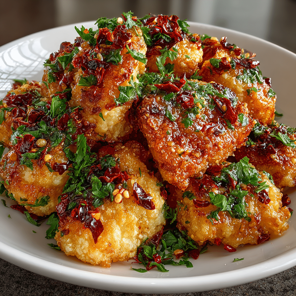 Sweet And Spicy Chicken Popcorns